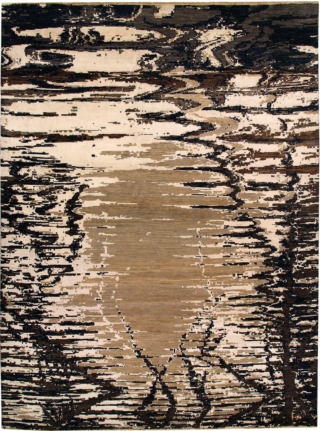 Multi Colored Abstract 9' 1 x 12' 2 - No. 65197 - ALRUG Rug Store