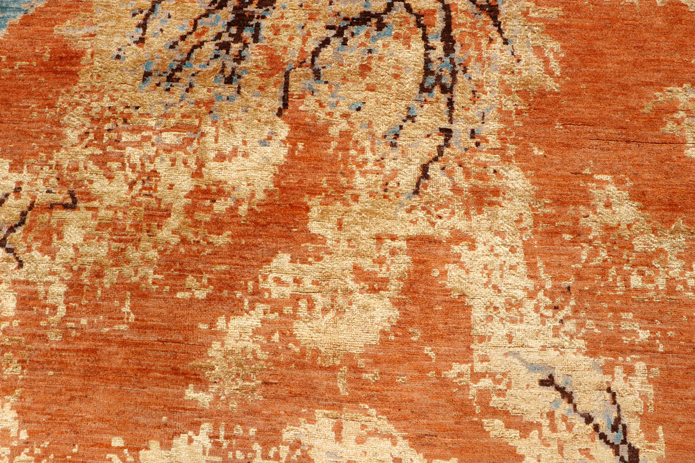 Multi Colored Abstract 8' 11 x 11' 10 - No. 65198 - ALRUG Rug Store