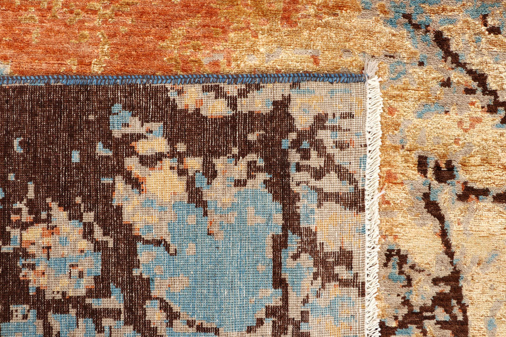 Multi Colored Abstract 8' 11 x 11' 10 - No. 65198 - ALRUG Rug Store