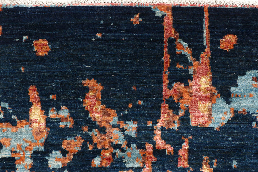 Multi Colored Abstract 9'  x" 11'  10" - No. QA35687