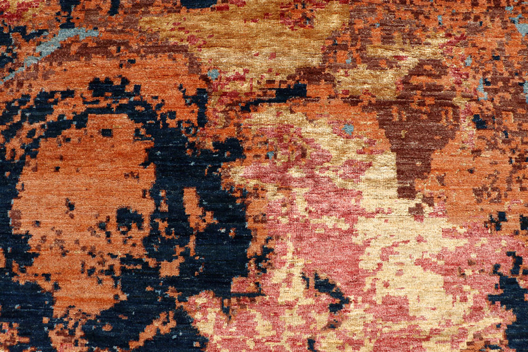 Multi Colored Abstract 9'  x" 11'  10" - No. QA35687