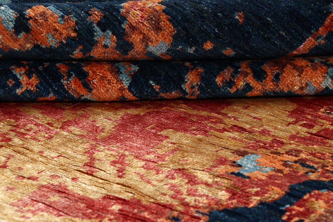 Multi Colored Abstract 9'  x" 11'  10" - No. QA35687