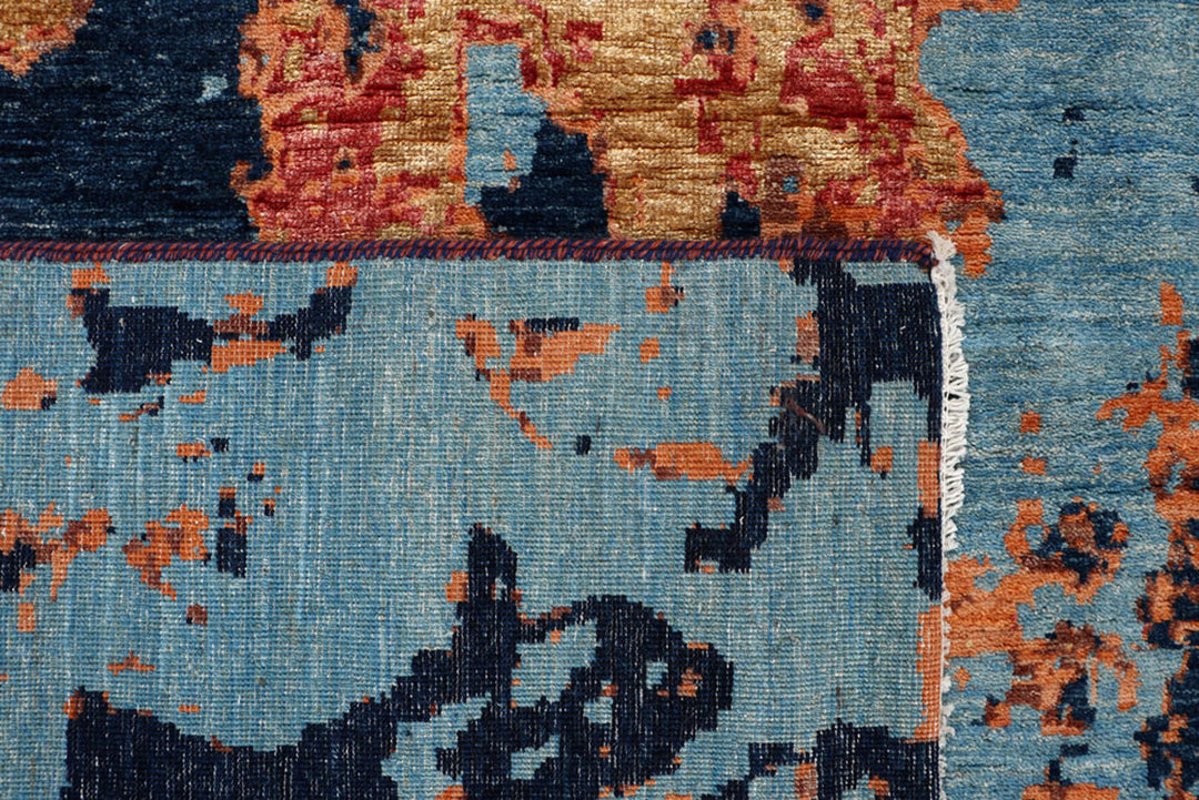 Multi Colored Abstract 9'  x" 11'  10" - No. QA35687