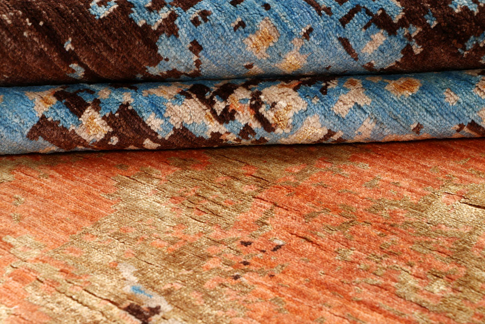 Multi Colored Abstract 8' 10 x 11' 11 - No. 65200 - ALRUG Rug Store