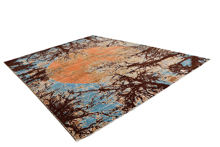 Multi Colored Abstract 8' 10 x 11' 11 - No. 65200 - ALRUG Rug Store