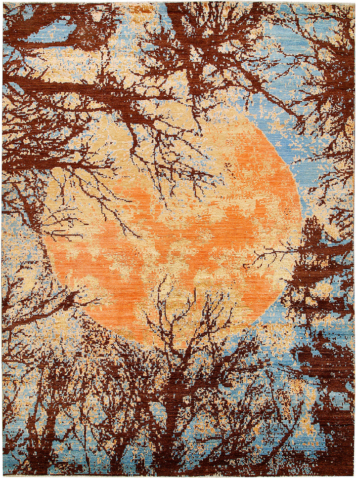 Multi Colored Abstract 8' 10 x 11' 11 - No. 65200 - ALRUG Rug Store