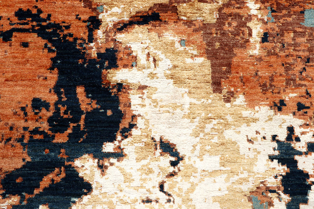 Multi Colored Abstract 8' 11 x 11' 8 - No. 65202 - ALRUG Rug Store