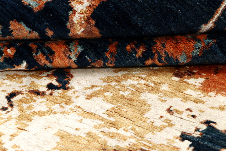 Multi Colored Abstract 8' 11 x 11' 8 - No. 65202 - ALRUG Rug Store