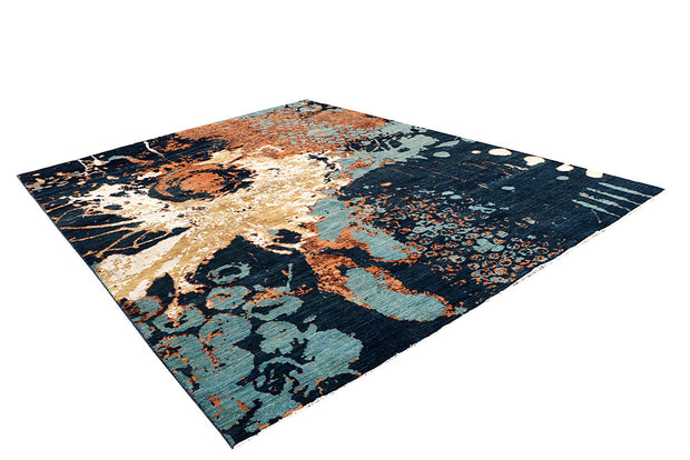 Multi Colored Abstract 8' 11 x 11' 8 - No. 65202 - ALRUG Rug Store