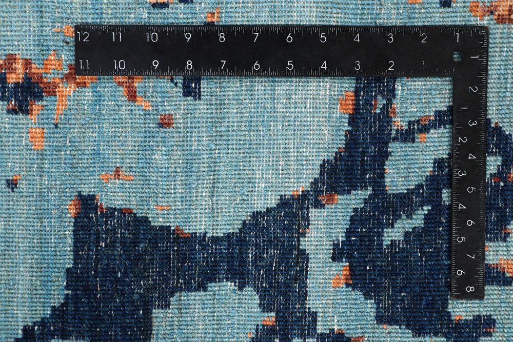 Multi Colored Abstract 8' 11 x 11' 8 - No. 65202 - ALRUG Rug Store