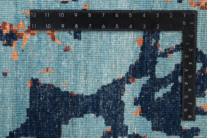 Multi Colored Abstract 8' 11 x 11' 8 - No. 65202 - ALRUG Rug Store