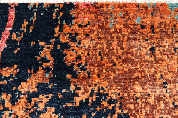 Multi Colored Abstract 10' x 13' 8 - No. 65203 - ALRUG Rug Store