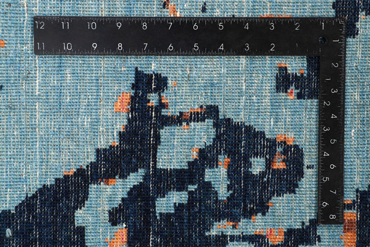 Multi Colored Abstract 10' x 13' 8 - No. 65203 - ALRUG Rug Store