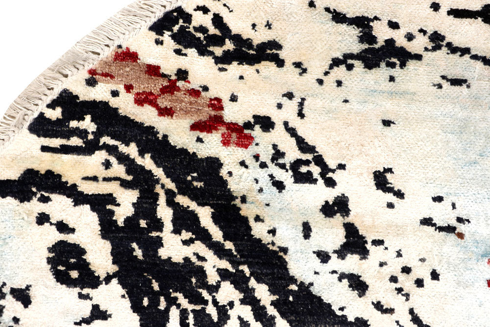 Multi Colored Abstract 6' 3 x 6' 3 - No. 65206 - ALRUG Rug Store