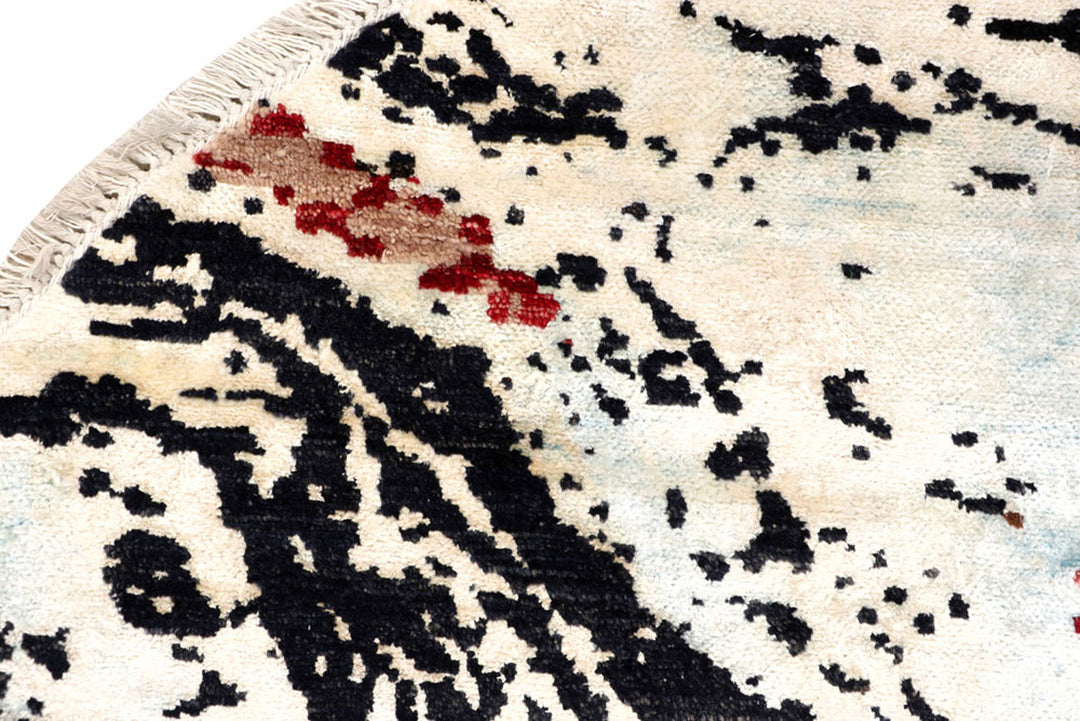 Multi Colored Abstract 6'  3" x 6'  3" - No. QA29588