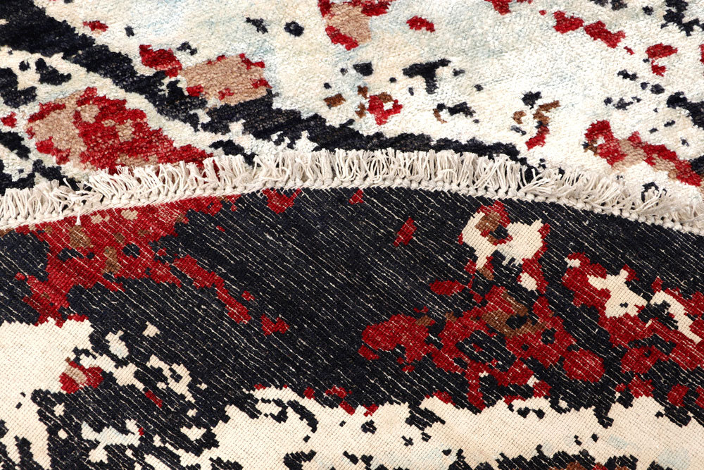 Multi Colored Abstract 6' 3 x 6' 3 - No. 65206 - ALRUG Rug Store