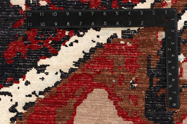 Multi Colored Abstract 6' 3 x 6' 3 - No. 65206 - ALRUG Rug Store