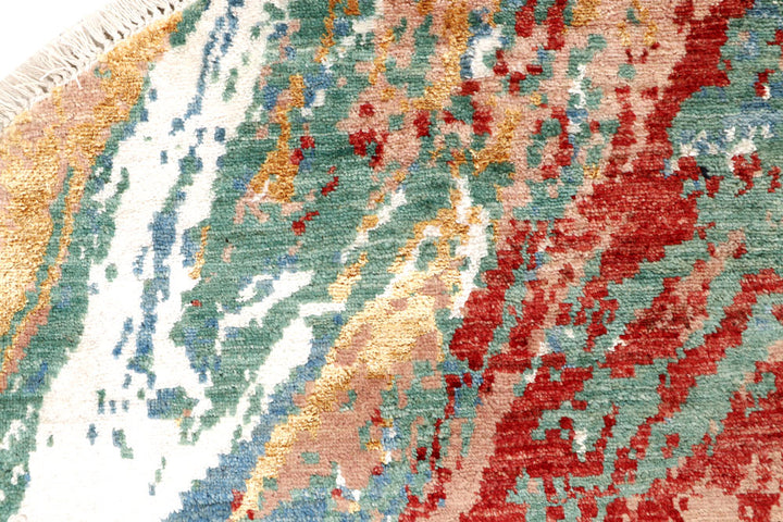 Multi Colored Abstract 6' 2 x 6' 2 - No. 65209 - ALRUG Rug Store