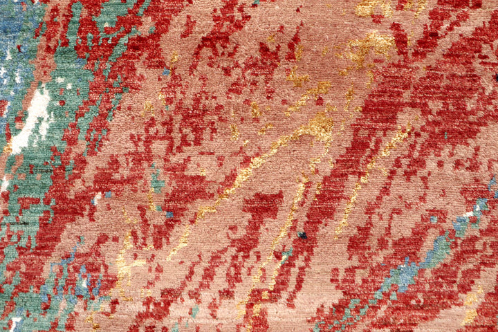 Multi Colored Abstract 6' 2 x 6' 2 - No. 65209 - ALRUG Rug Store