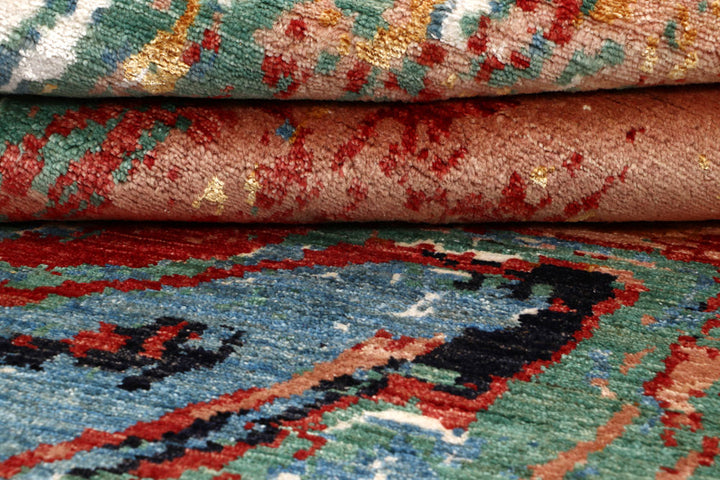 Multi Colored Abstract 6' 2 x 6' 2 - No. 65209 - ALRUG Rug Store