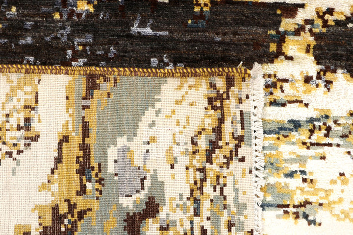 Multi Colored Abstract 4' 2 x 6' 2 - No. 65211 - ALRUG Rug Store