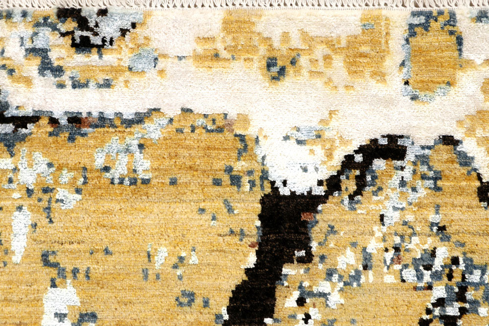 Multi Colored Abstract 4' 2 x 6' 3 - No. 65212 - ALRUG Rug Store