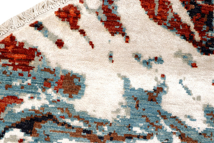 Multi Colored Abstract 8' 1 x 8' 2 - No. 65213 - ALRUG Rug Store