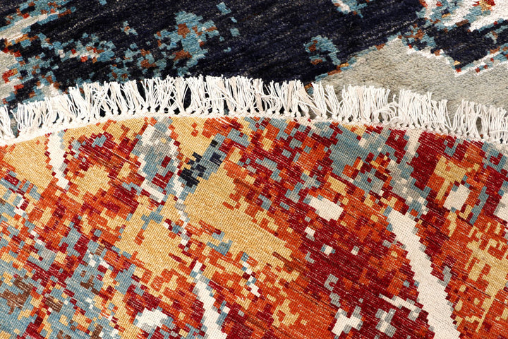 Multi Colored Abstract 8' 1 x 8' 2 - No. 65213 - ALRUG Rug Store