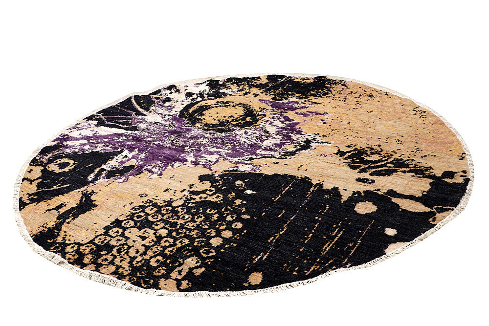 Multi Colored Abstract 8' 1 x 8' 2 - No. 65214 - ALRUG Rug Store