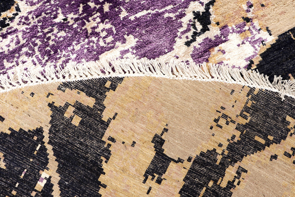 Multi Colored Abstract 8' 1 x 8' 2 - No. 65214 - ALRUG Rug Store