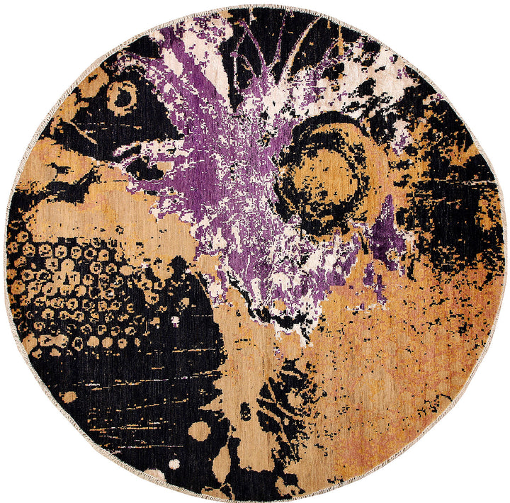 Multi Colored Abstract 8'  1" x 8'  2" - No. QA34549