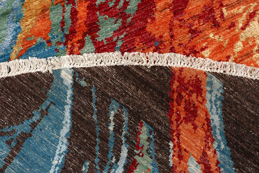 Multi Colored Abstract 8' 2 x 8' 2 - No. 65216 - ALRUG Rug Store