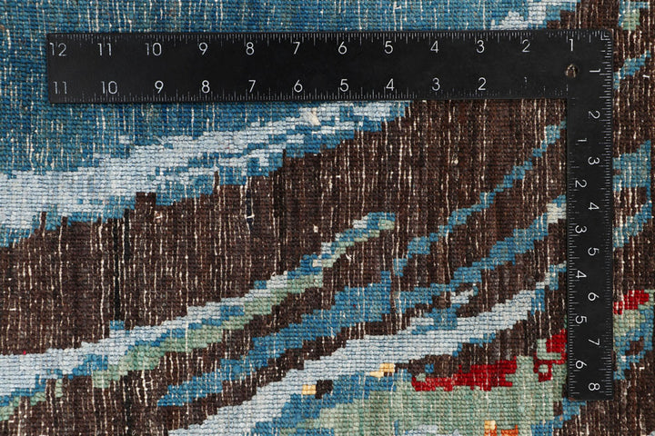 Multi Colored Abstract 8' 2 x 8' 2 - No. 65216 - ALRUG Rug Store