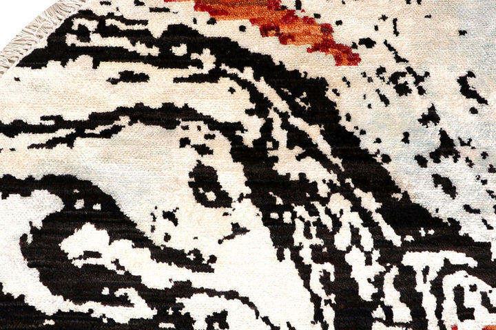 Multi Colored Abstract 8'  1" x 8'  2" - No. QA42951