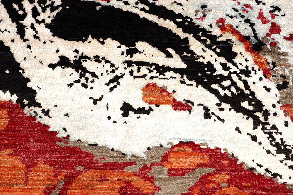 Multi Colored Abstract 8' 1 x 8' 2 - No. 65217 - ALRUG Rug Store