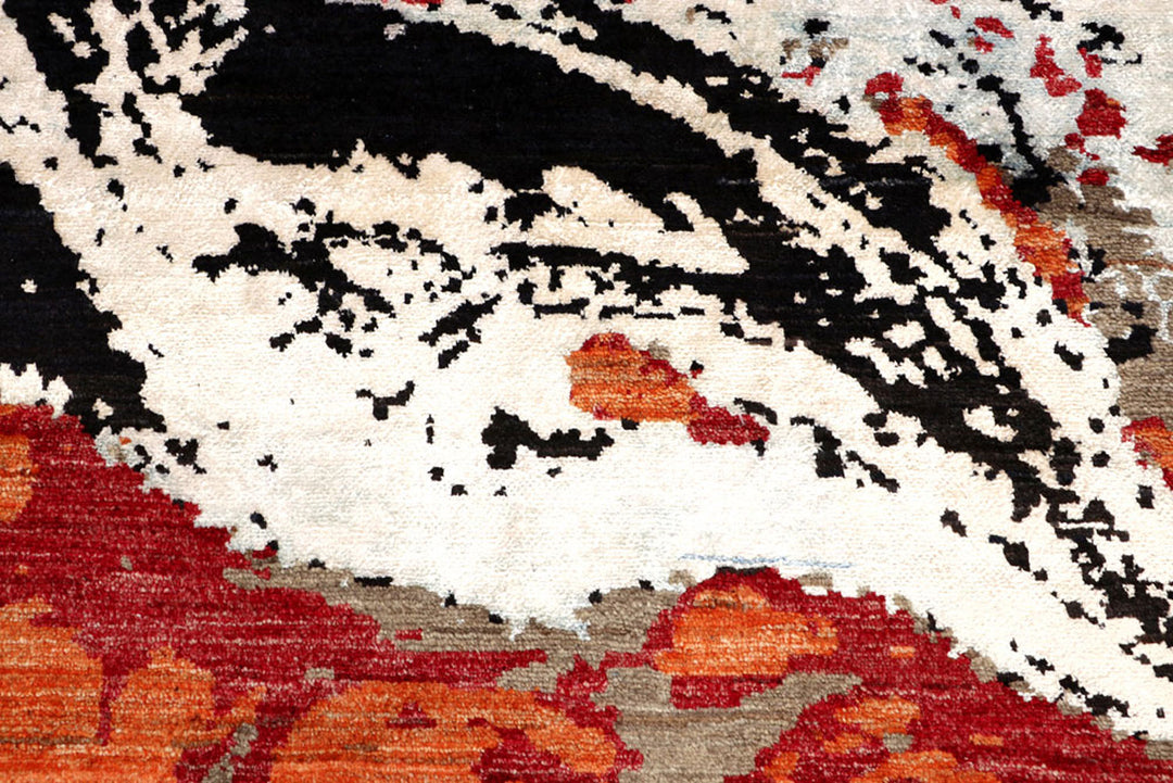 Multi Colored Abstract 8'  1" x 8'  2" - No. QA42951