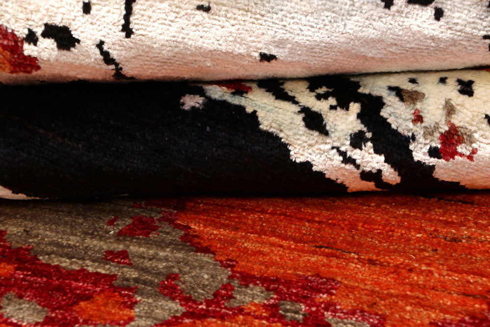 Multi Colored Abstract 8' 1 x 8' 2 - No. 65217 - ALRUG Rug Store