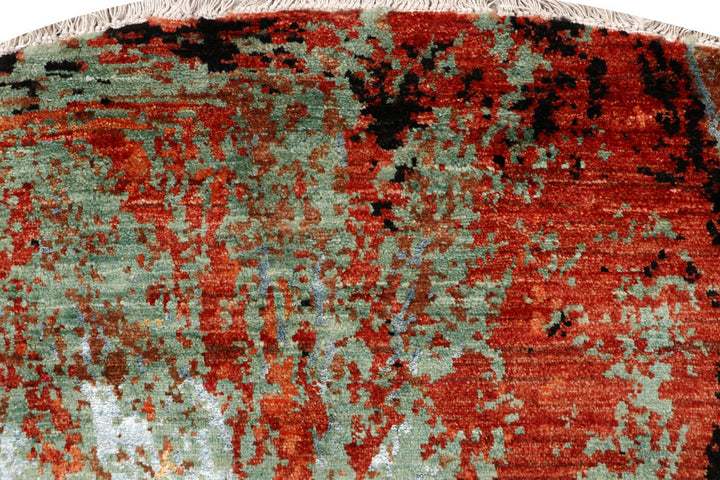 Multi Colored Abstract 8' 1 x 8' 1 - No. 65218 - ALRUG Rug Store