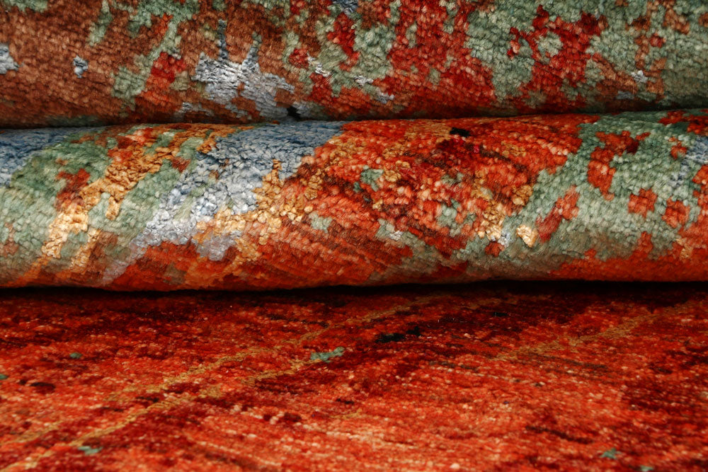 Multi Colored Abstract 8' 1 x 8' 1 - No. 65218 - ALRUG Rug Store