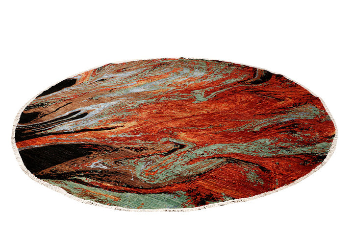 Multi Colored Abstract 8' 1 x 8' 1 - No. 65218 - ALRUG Rug Store