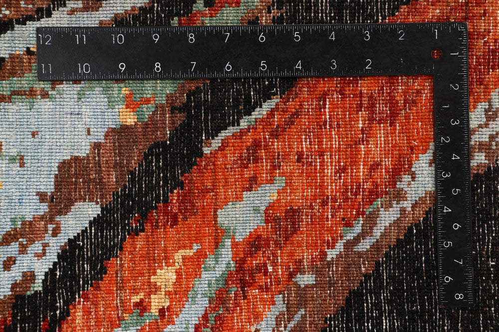 Multi Colored Abstract 8' 1 x 8' 1 - No. 65218 - ALRUG Rug Store