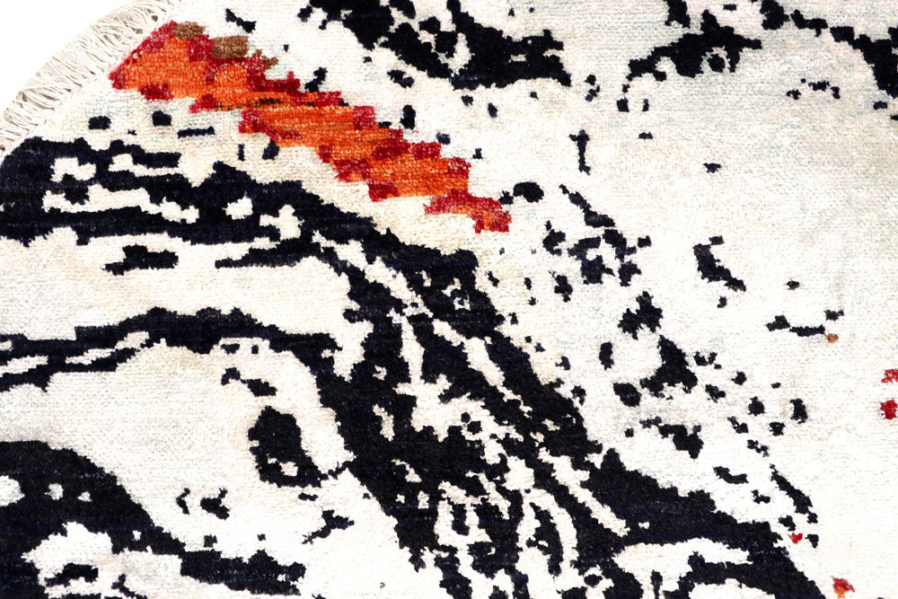 Multi Colored Abstract 8' 2 x 8' 4 - No. 65219 - ALRUG Rug Store