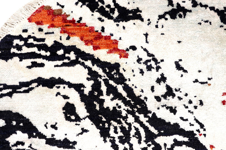 Multi Colored Abstract 8' 2 x 8' 4 - No. 65219 - ALRUG Rug Store