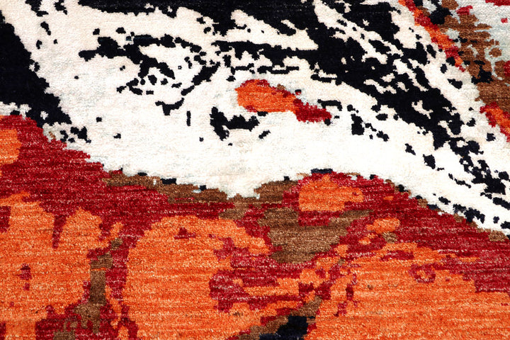 Multi Colored Abstract 8' 2 x 8' 4 - No. 65219 - ALRUG Rug Store