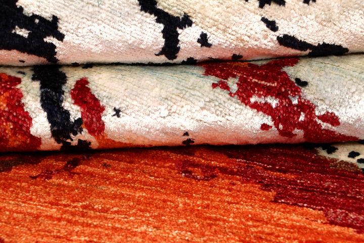 Multi Colored Abstract 8' 2 x 8' 4 - No. 65219 - ALRUG Rug Store