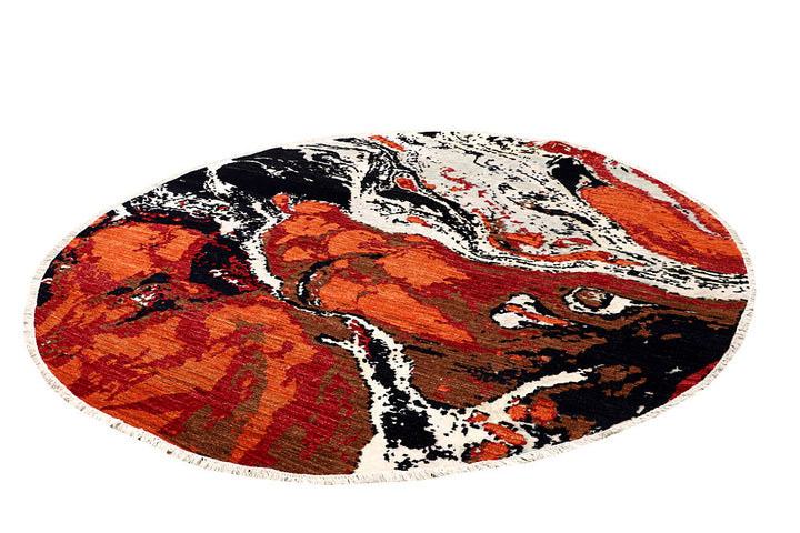 Multi Colored Abstract 8' 2 x 8' 4 - No. 65219 - ALRUG Rug Store