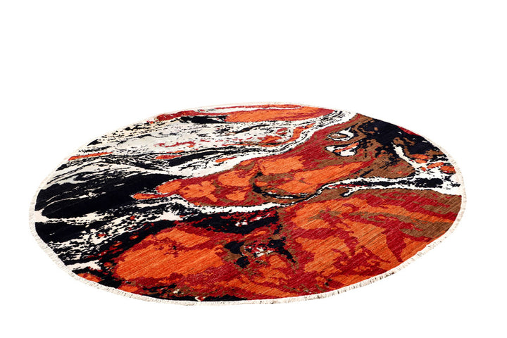 Multi Colored Abstract 8' 2 x 8' 4 - No. 65219 - ALRUG Rug Store