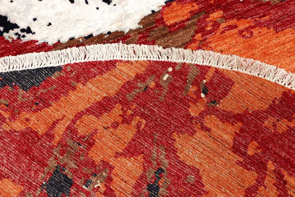 Multi Colored Abstract 8' 2 x 8' 4 - No. 65219 - ALRUG Rug Store