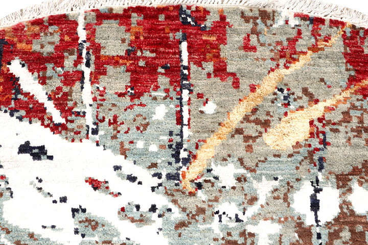 Multi Colored Abstract 8' 3 x 8' 1 - No. 65220 - ALRUG Rug Store