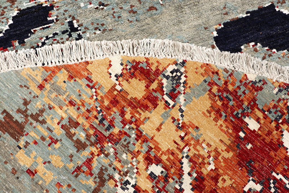 Multi Colored Abstract 8' 3 x 8' 1 - No. 65220 - ALRUG Rug Store